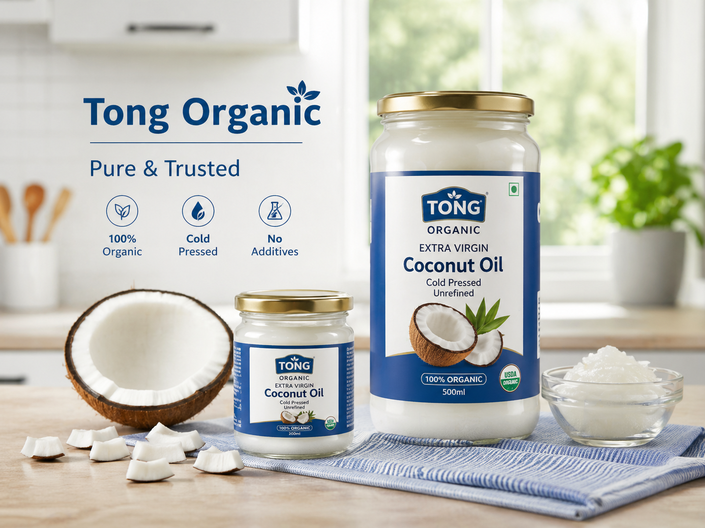 Tong certified food banner